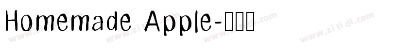 Homemade Apple字体转换